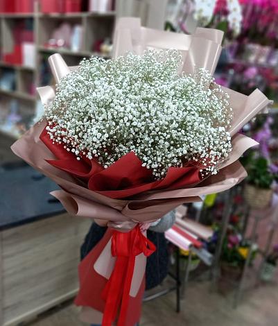 Букет цветов из: Гипсофила в Клишино