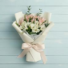 Букет цветов из:  Альстромерии #REPLACE_PRED# Клишино