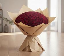 Букет 101 Красная роза в Клишино