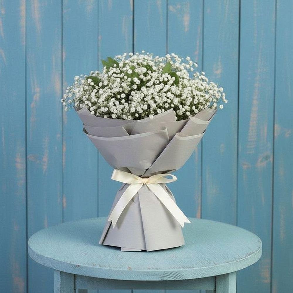 Букет цветов из: Гипсофила в Клишино