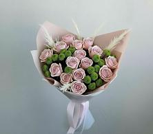 Букет цветов из:  Розы и Хризантемы в Клишино