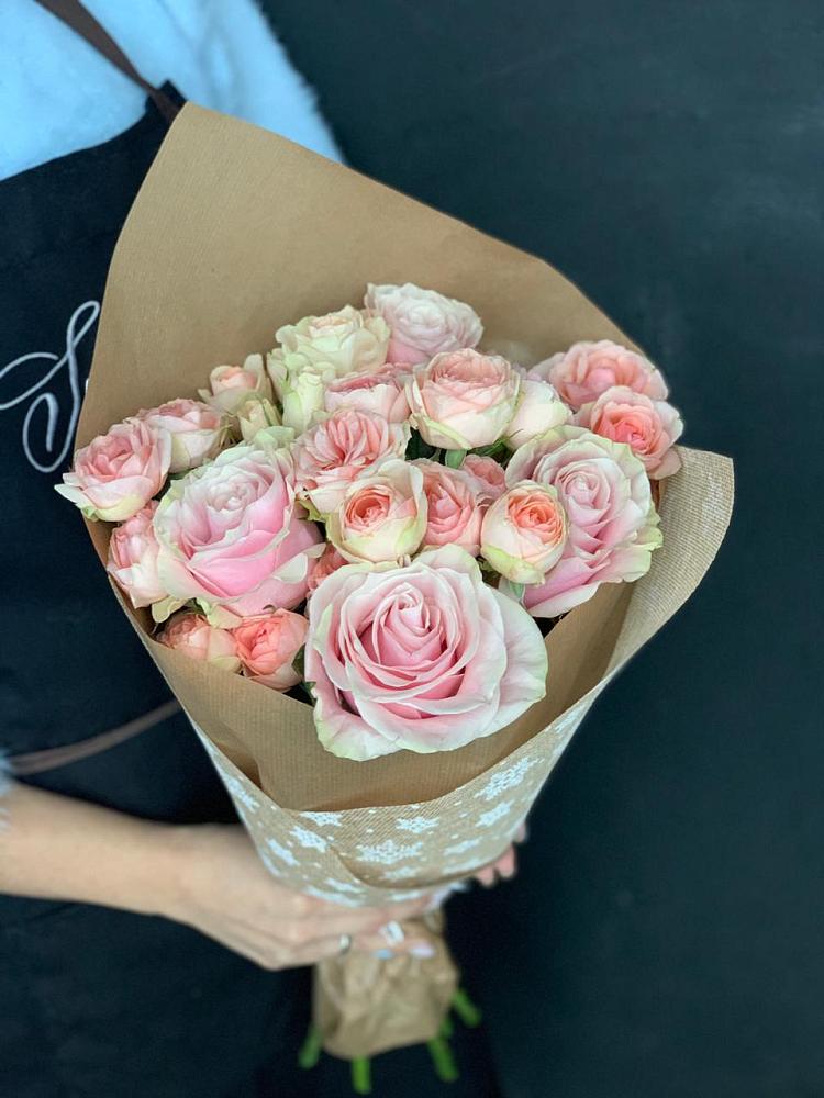 Букет цветов из: Хризантемы и Розы в Клишино