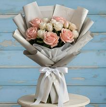 Букет цветов из:  Розы #REPLACE_PRED# Клишино