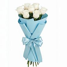 Букет 7 белых роз Проуд #REPLACE_PRED# Клишино