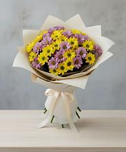 Букет цветов из:  Хризантемы #REPLACE_PRED# Клишино