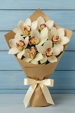 Букет цветов из:  Орхидеи и Розы в Клишино