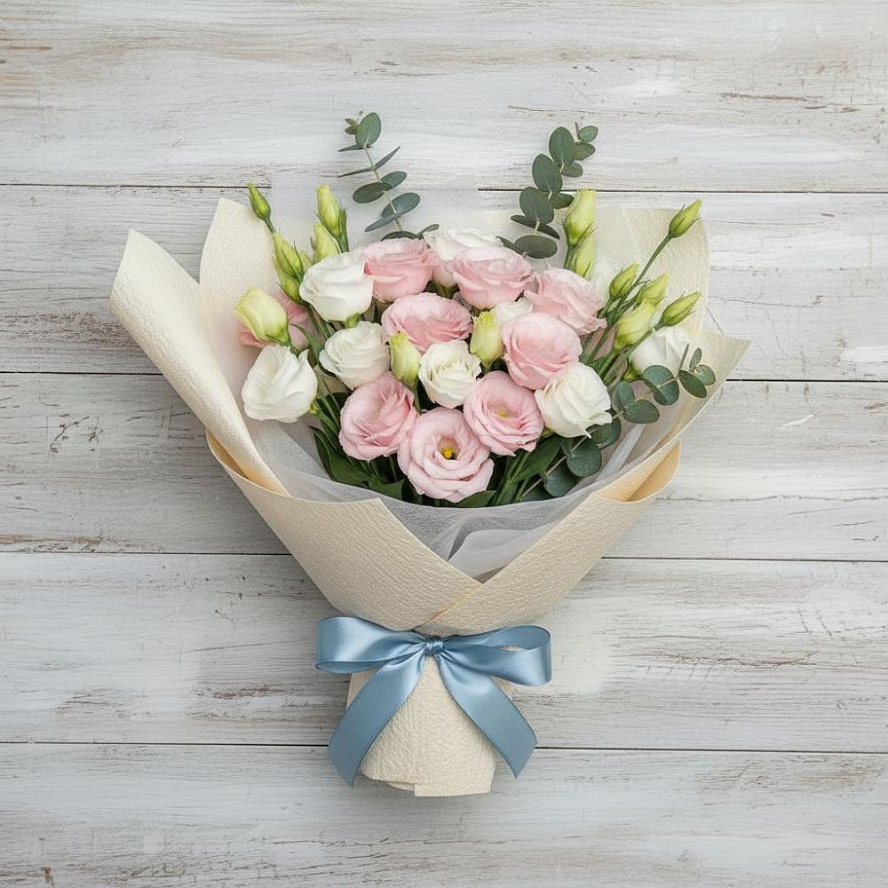 Букет цветов из: Лизиантусы в Клишино