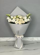 Букет цветов из:  Розы и Лизиантусы в Клишино